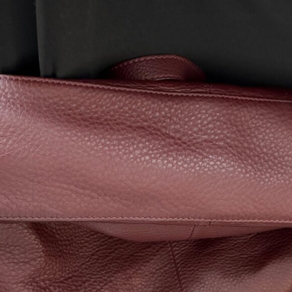Elda Verney Burgundy Leather Bag - well loved and in beautiful condition - Picture 14 of 16
